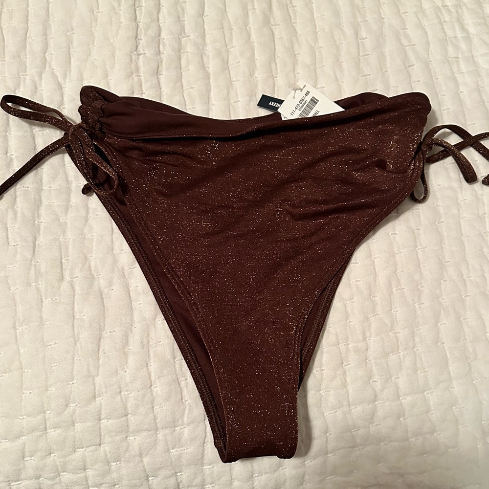 Abercrombie & Fitch Brown Glitter Swim Bottom